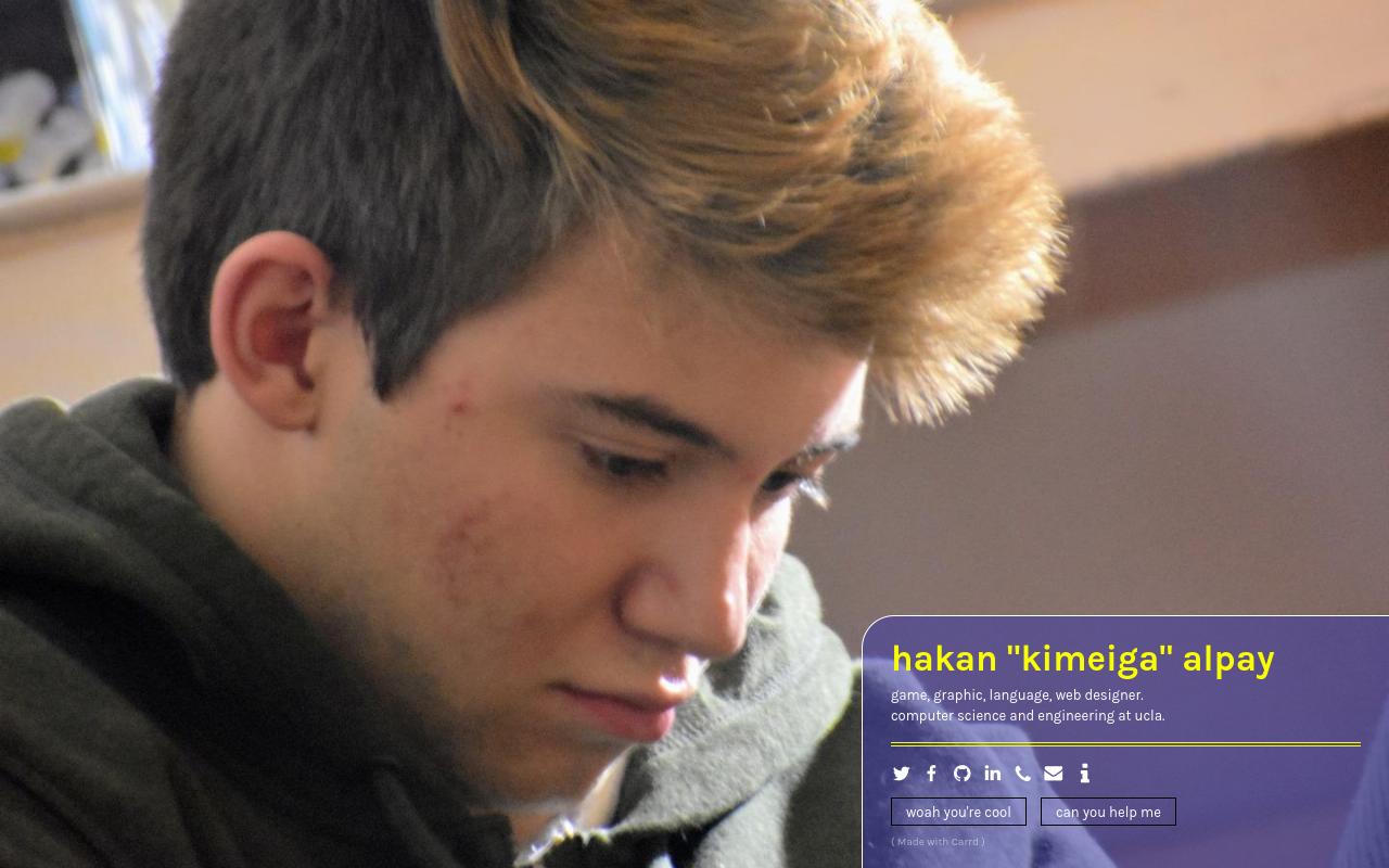 Carrd profile picture for @hakan